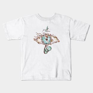 Watching the Passage of Time Kids T-Shirt